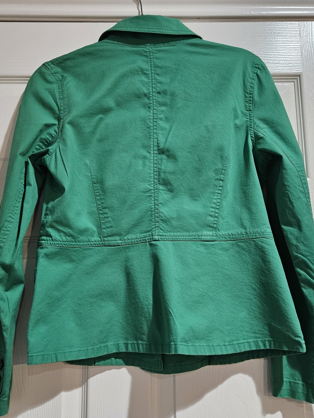 CAbi Emerald Green Single-Button Cotton Blazer - Picture 2 of 2